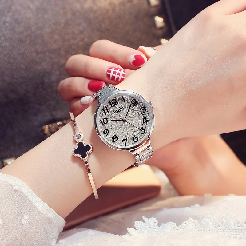 

Женские кварцевые наручные часы, часы с браслетом из нержавеющей стали, серебристый и золотой циферблат, 2021
