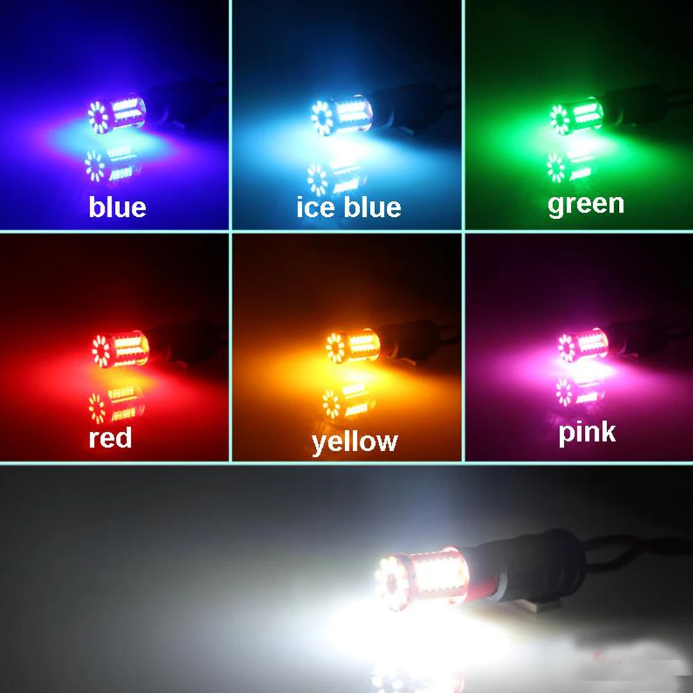 AEING 1 шт. 12 в супер яркий BAY9s H21W 433D 3014 57SMD светодиодный клин/индикатор/светильник для