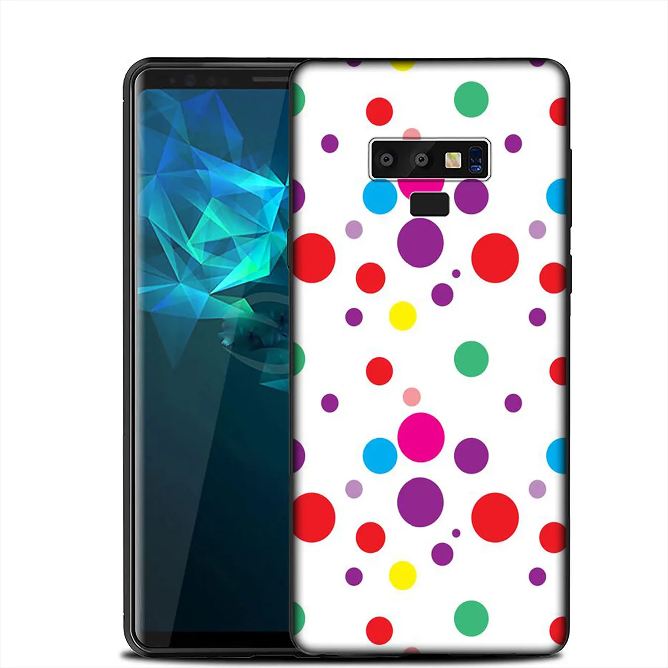 IYICAO Мягкий силиконовый чехол в розовый горошек для Samsung Galaxy A6 A9 A8 A7 2018 A3 A5 2016 2017 Note 9
