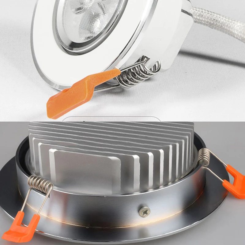 

Spring Carbon Steel Zhongshan Lighting Metal Downlight Spring Buckle Ceiling Light Ears Embedded Concealed Accessories Lamp Buck