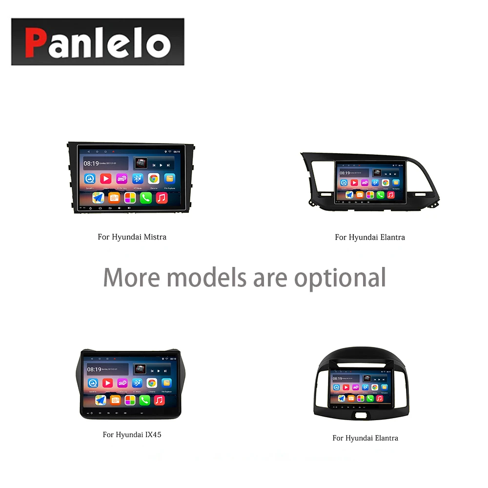 Panlelo Android 7,1 навигация для hyundai Avante IX25 IX45 Verna Tucson Mistra Elantra стерео зеркало Llink сенсорный экран