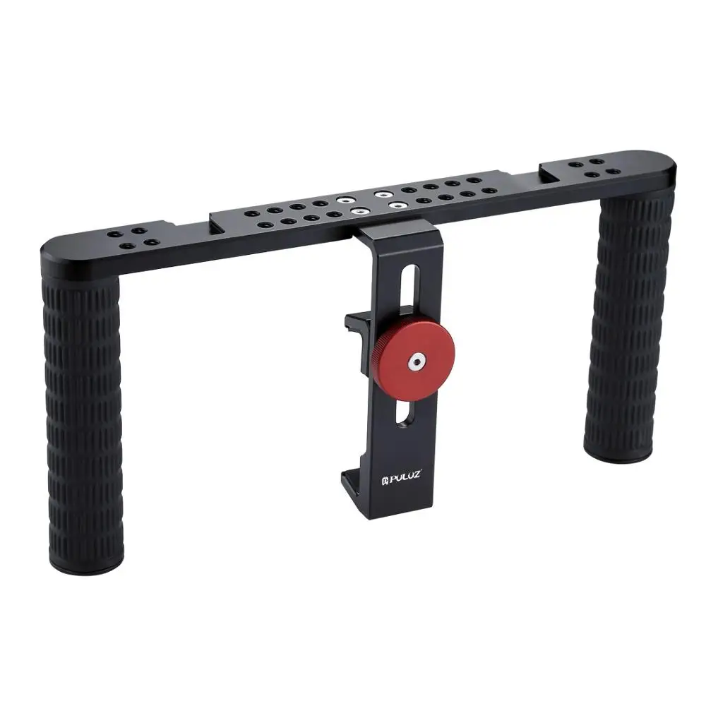 Phone Rig PULUZ Smartphone Video Rig Kits Filmmaking Recording Handle Stabilizer Bracket For iPhone X 7 8 Plus 4 in 1 Rig Kits - Цвет: Phone Rig