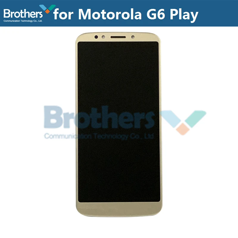 Gold LCD no tools Для Motorola Moto G6 Play ЖК-дисплей сенсорный экран панель для XT1922 Мобильный телефон ЖК s дигитайзер сборка запасные части 5,7" - Цвет: Gold LCD no tools