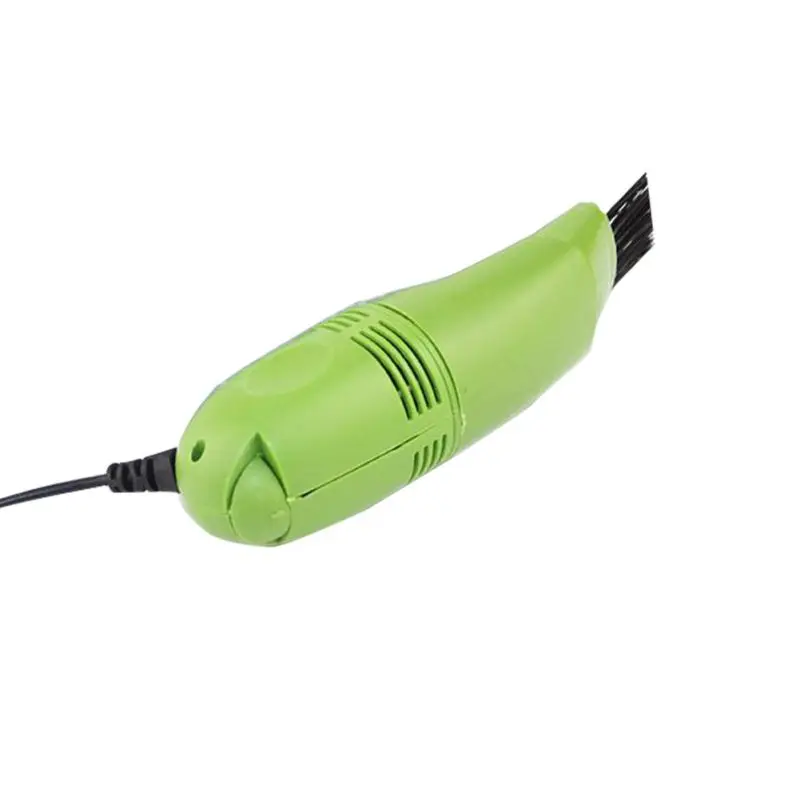 Зеленый Автомобильный пылесос, мини usb клавиатура, пылесос, микро компьютерный пылесос, щетка для пыли, автомобильные аксессуары - Цвет: Зеленый