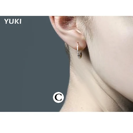 Мужские и женские винтажные серебряные серьги с застежкой из стерлингового