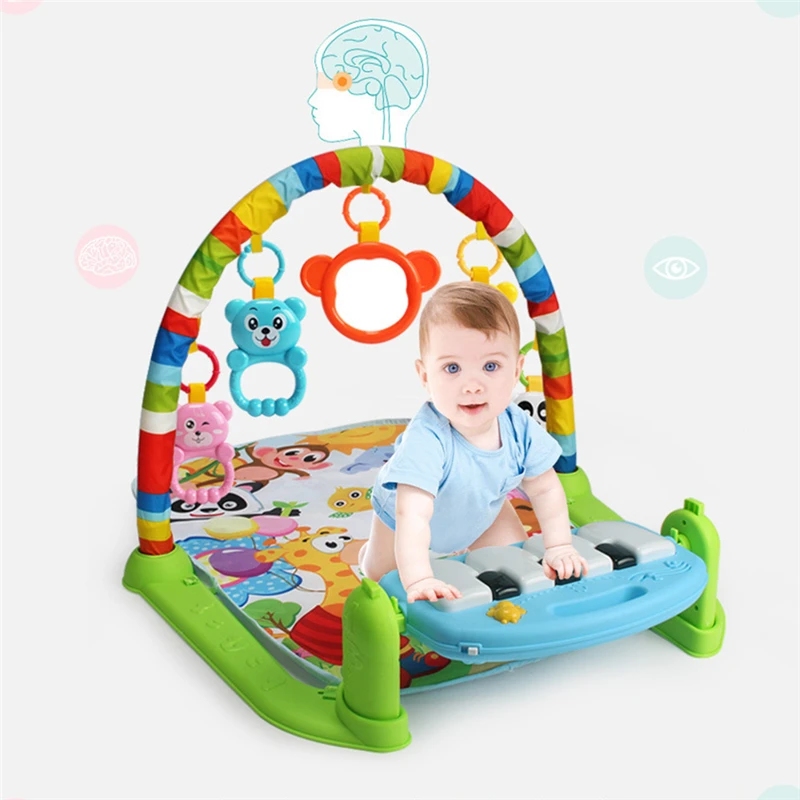 

Baby Play Mat Rug Toys Kid Crawling Music Play Game Developing Mat with Piano Keyboard Infant Carpet Education Rack Toy