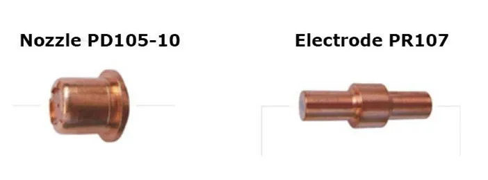 OEM Trafimet A60 сопло PD105 10 электрод PR107 комплект 100 шт.|kit kits|kit |
