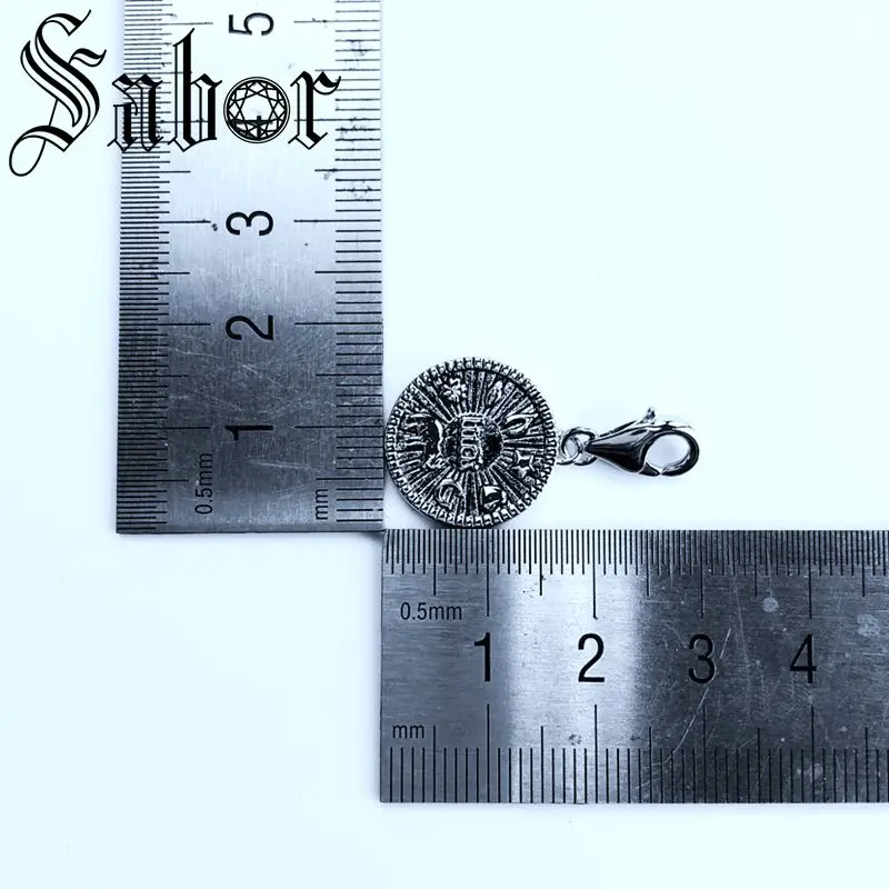 Модные оригинальные фирменные подвески-монеты на удачу с серебряным покрытием