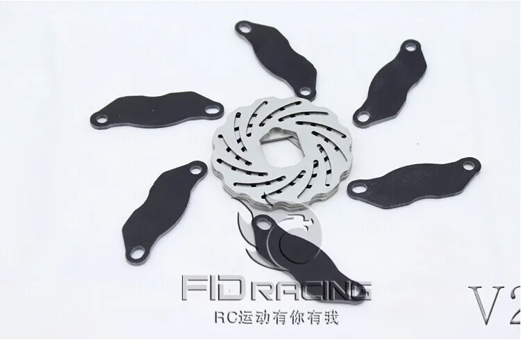 

FID new 4 + 6 stainless steel fiber brake discs FOR LOSI 5IVE-T