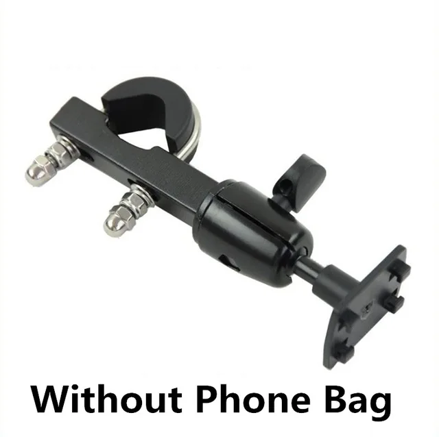 Black-No Phone Bag BuzzLee Универсальный мотоцикл велосипед держатель телефона для iPhone XS XR GPS для велосипеда держатель Водонепроницаемый чехол для samsung Galaxy Note S10e - Цвет: Black-No Phone Bag