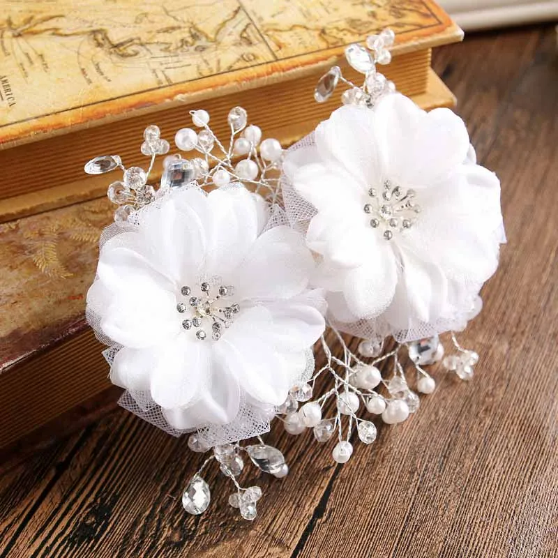 Женский головной убор невесты романтическое кружевное украшение для волос