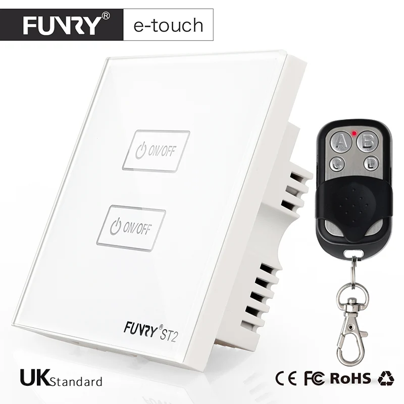 Смарт пульт дистанционного управления FUNRY ST2 2 клавиши 1 канал 433 МГц|switch on|switch on