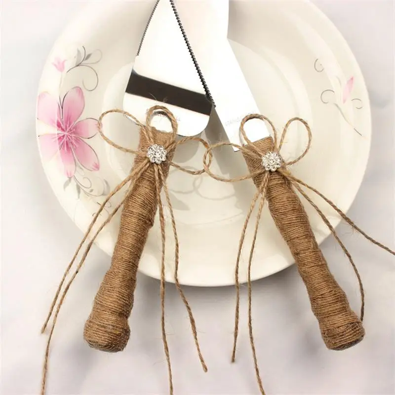 Новый персонализированный Свадебный полимерная для торта нож Сервировочный