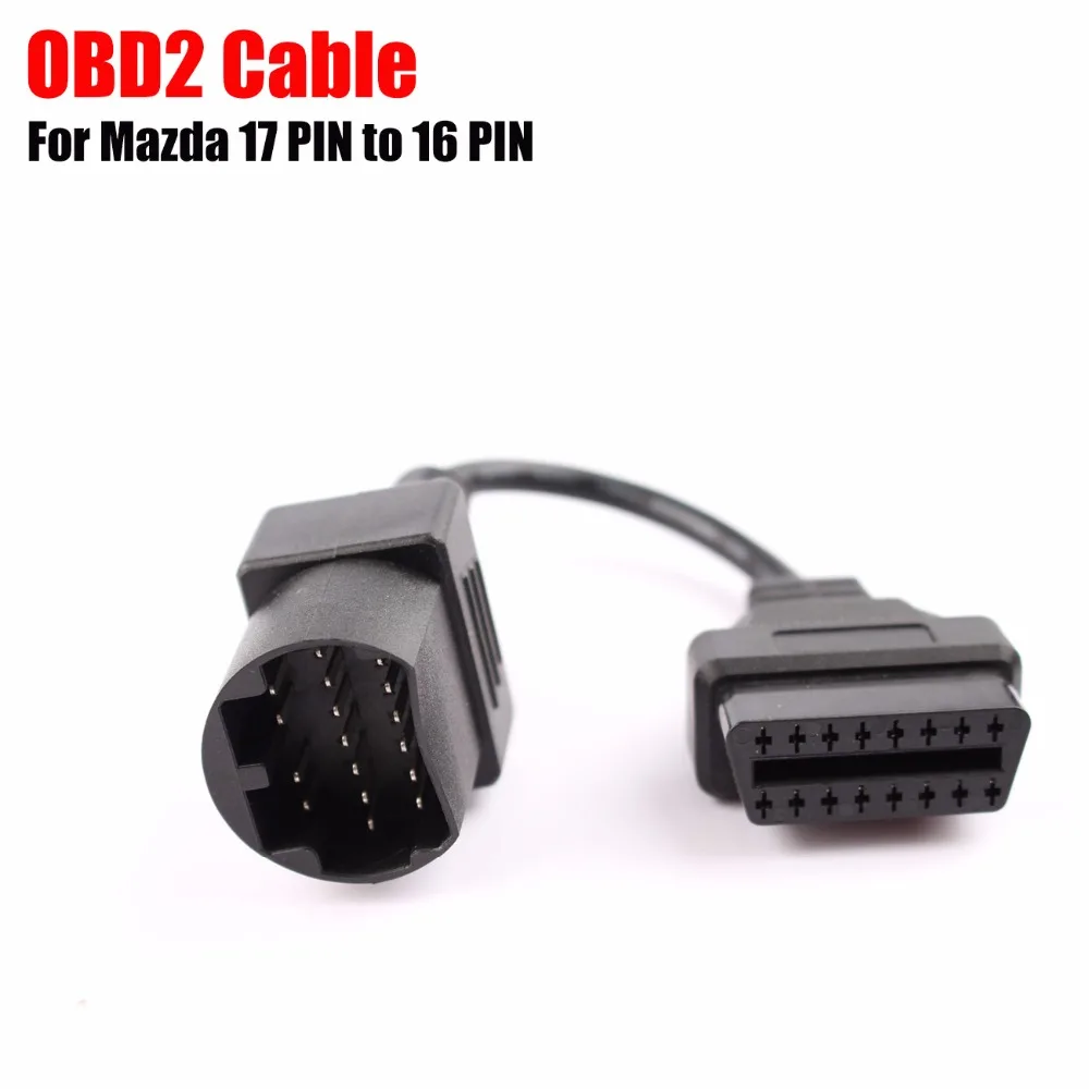 Высококачественный кабель с 17 на 16 контактов OBD2 OBDII Для Mazda OBD 2 II|Кабели и