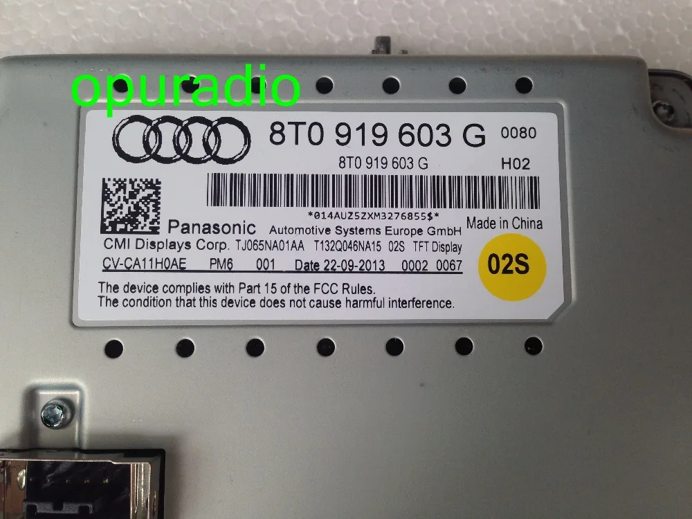 Совершенно новый автомобильный ЖК экран matsushita 8T0919603G 8T0 919 603G для Mini AUDIA4L Q5