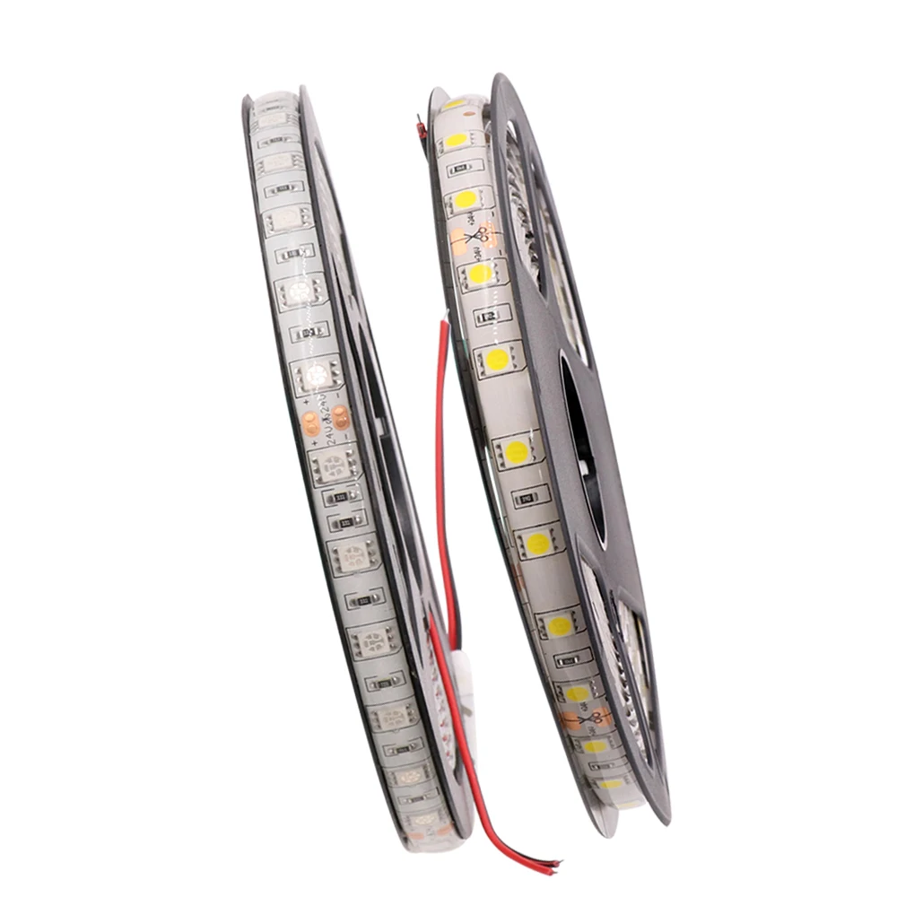 Гибкая светодиодная лента 24 В 12 5050 5 м светодиодов 60 светодиодов/м|5m 300leds|led strip 505024v