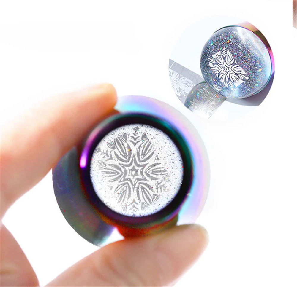 1 шт. лазерный прозрачный силиконовый штамп звездное небо с шапочкой шахматный