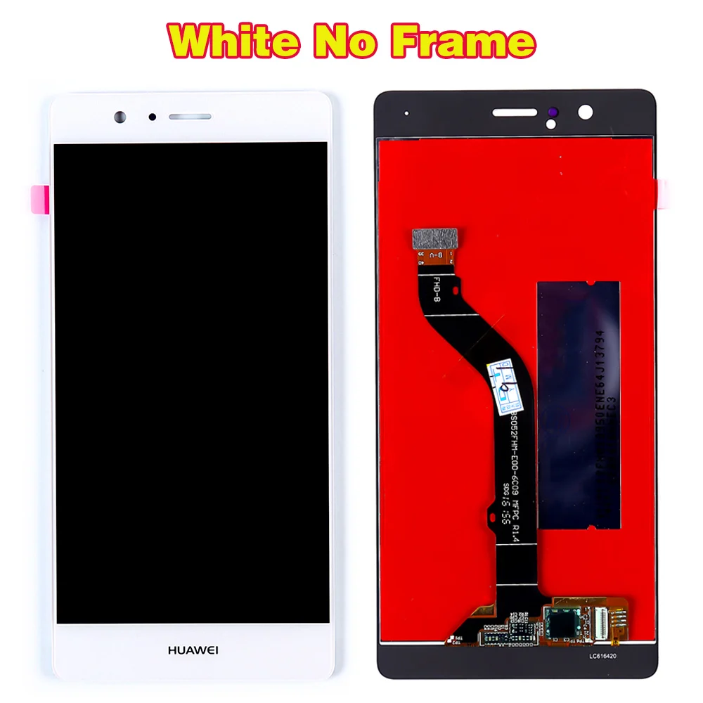 huawei P9 Lite 5,2 дюймовый ЖК-дисплей кодирующий преобразователь сенсорного экрана в сборе рамка с олеофобным покрытием 10 мультитач