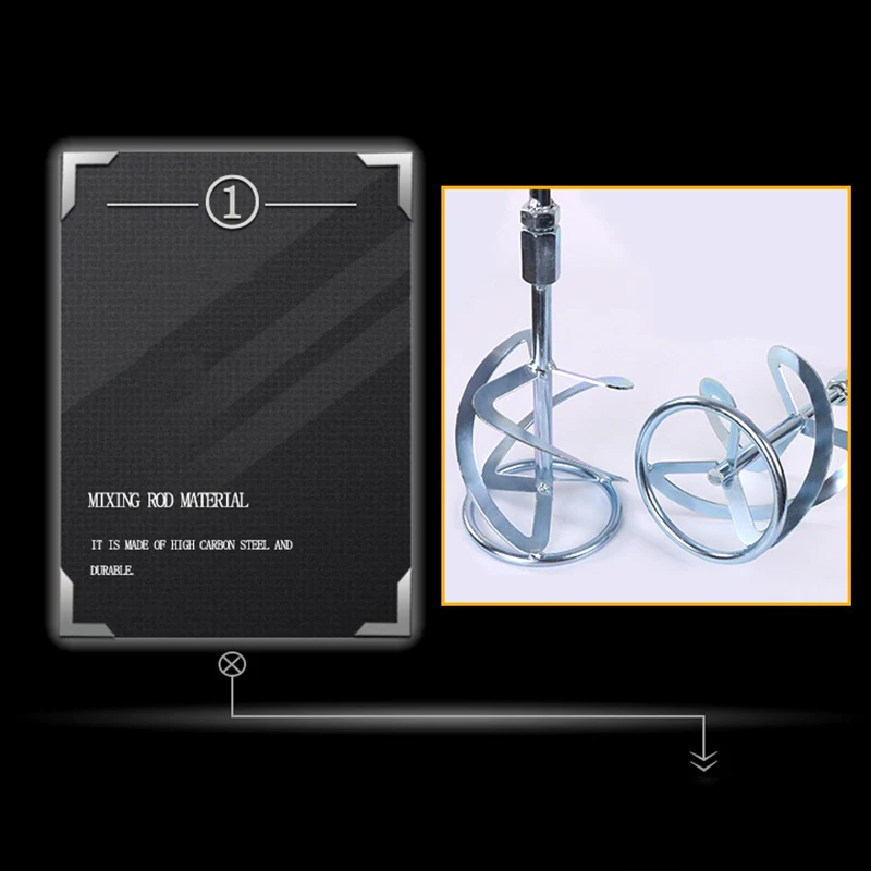 Промышленный шпатлевка порошок смешивания стержень спиральный дизайн Миксер