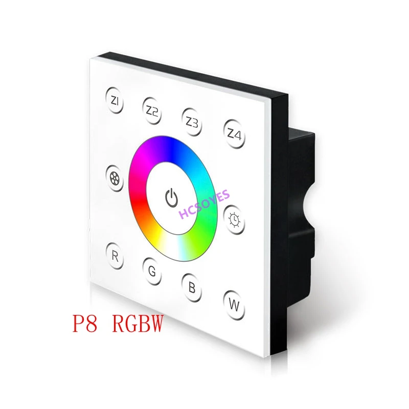 BC P5/P6/P7/P8 DMX512 сенсорная панель с затемнением/CCT/RGB/RGBW контроллер для светодиодной
