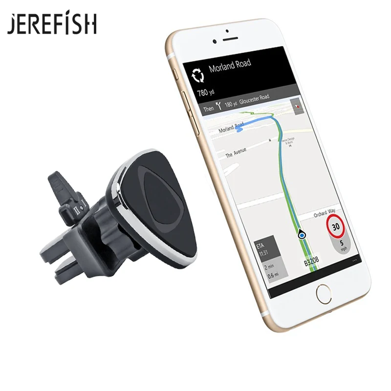 Автомобильный магнитный держатель Jerefish для смартфона с креплением на