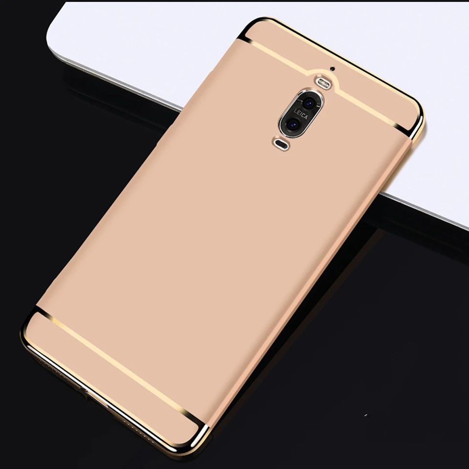 Гибридный жесткий чехол 3 в 1 для Huawei Mate 8 9 10 ProP8 P9 Lite 2017 Honor 6A 7X блестящий