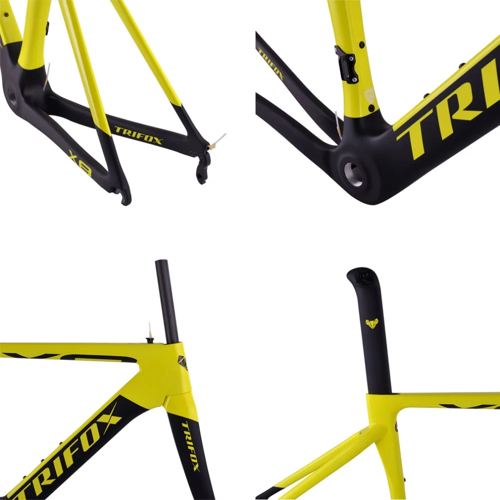 Карбоновая mtb шоссейная рама велосипеда T1000 UD дешевая TRIFOX для велосипеда из углерода из Китая рама для горного велосипеда 29er 48 51 54 56 велосипедная карбоновая рама