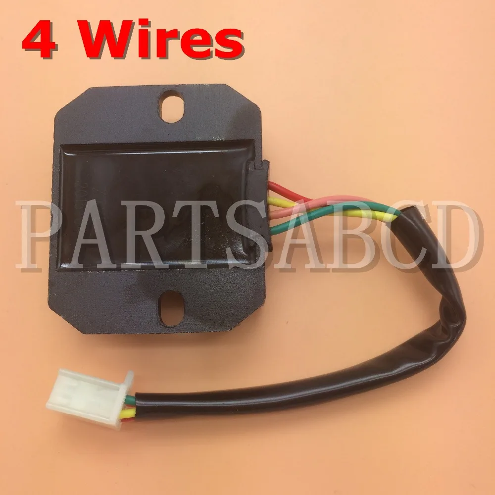 PARTSABCD 4 проводной регулятор напряжения выпрямитель GY6 150 200 250cc ATV Dirt Bike Мопед