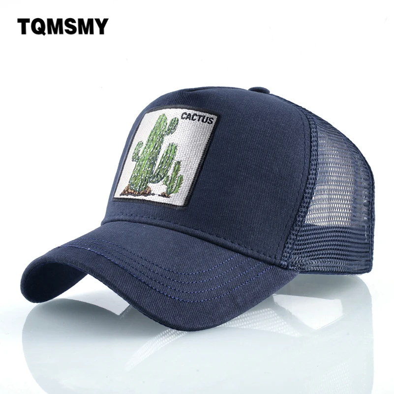 Summer Breathable Mesh Baseball Cap Women Spring Snapback caps Trucker Hats For Men Embroidery cactus Bone Gorras Visor Hat | Аксессуары