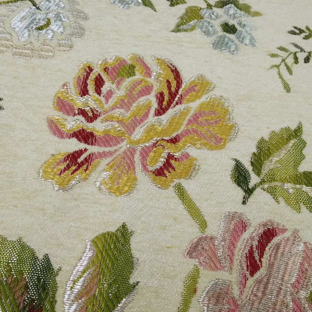 Роскошный жаккард тяжелые мягкие шенилле диванные кресла занавески цветочные