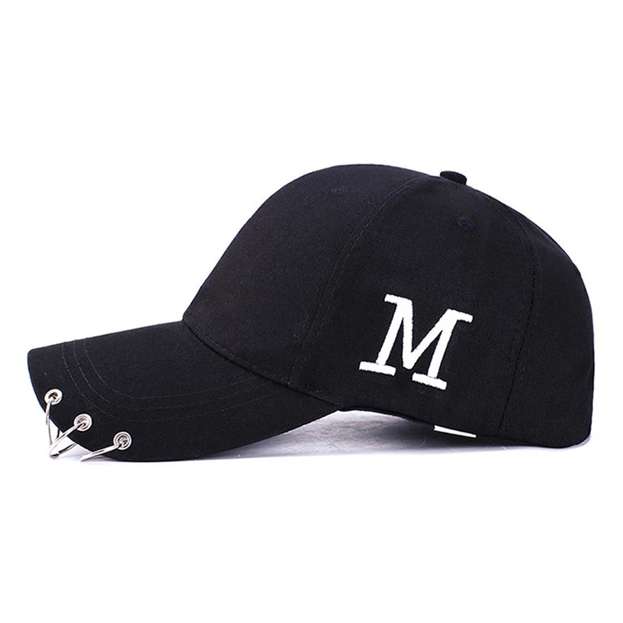 Бейсболка Snapback для мужчин и женщин SYi Qarce Регулируемая Кепка с буквами M Bone из 100%