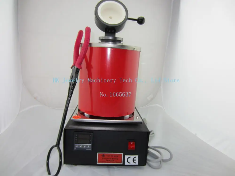 Digital Melting Furnace 2kg metal furnace 110v gold mini smelting melting temperatures up to 1100 degrees | Украшения и