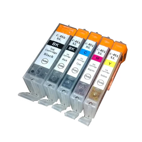 5x PGI450 CLI451 чернильный картридж совместимый с CANON Pixma ip7240 MG5440 MG6340 PGI 450 CLI 451|cartridge