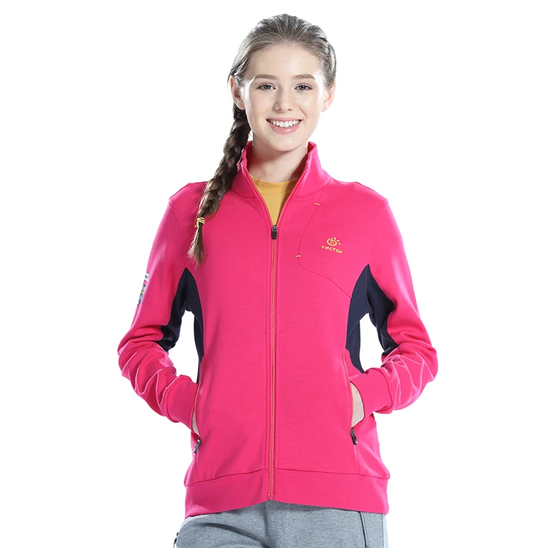 2017 Tectop новинка весна осень женские толстовки с длинным рукавом дышащие хлопковые