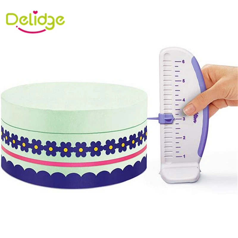 Delidge 1 шт. пластиковая линейка для торта маркер сделай сам декоративная декоратор