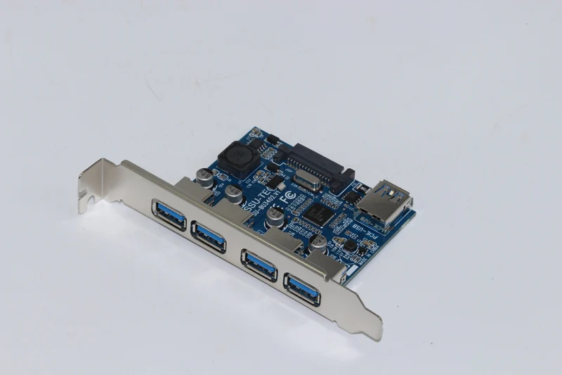4 портовый адаптер USB 3 0 PCI E 1X к Express карта расширения с 30 см кабелем скорость 5 Гб