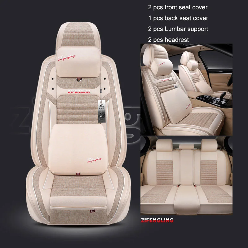 Version B 5 сидений(передние+ задние) чехол для автокресла для Ford Edge Mondeo Ecosport Focus kuga, Land Rover Freelander 2 - Название цвета: Version B