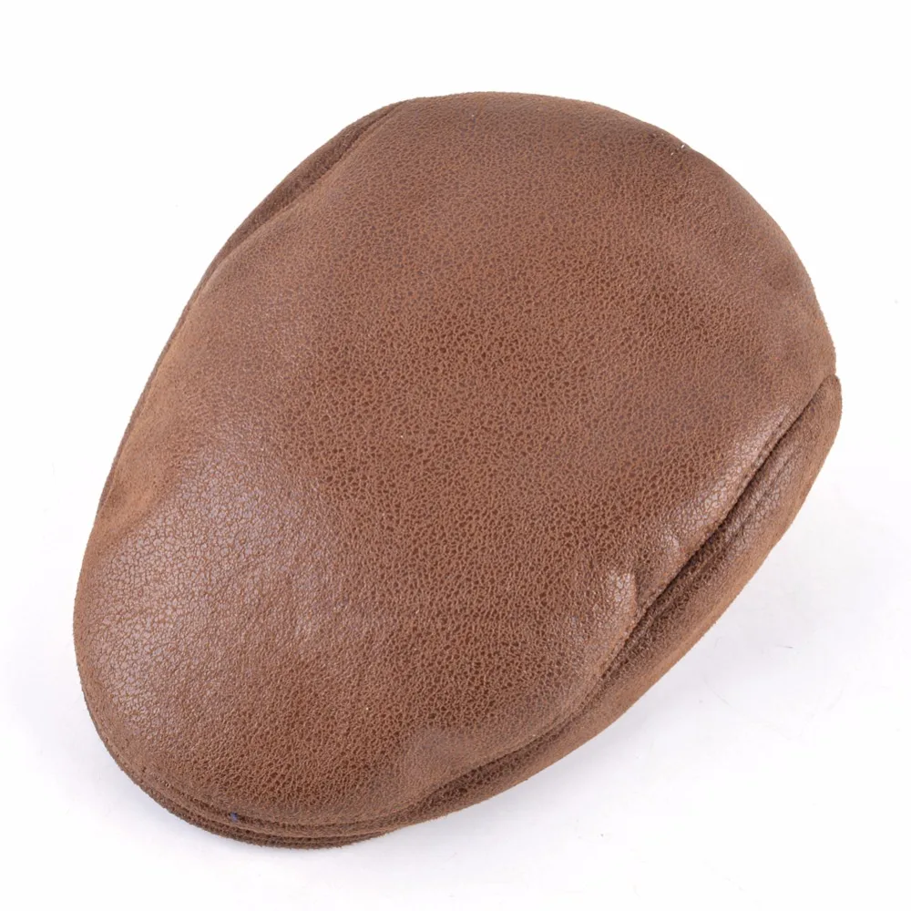 Бархатные береты TQMSMY в стиле ретро для мужчин шапки из искусственной кожи