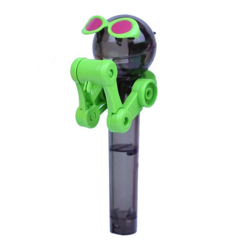 Black Robot Детские забавные Робот Игрушки на палочке Новинка кляп подарки антистресс Juguetes дропшиппинг антистресс облегчение игрушка для детей мальчики девочки - Цвет: Black Robot