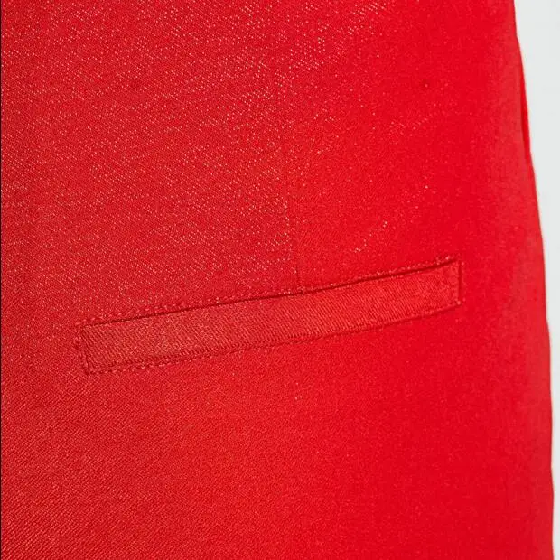 2019 spring and autumn new red high waist female women girls plus size brand Straight pants trousers clothing clothes | Женская одежда