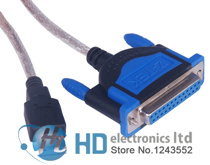 USB 2 0 к DB25 женский порт кабель-конвертер для печати LPT win7 win8 32 и 64 бит MAC OS ZE396A