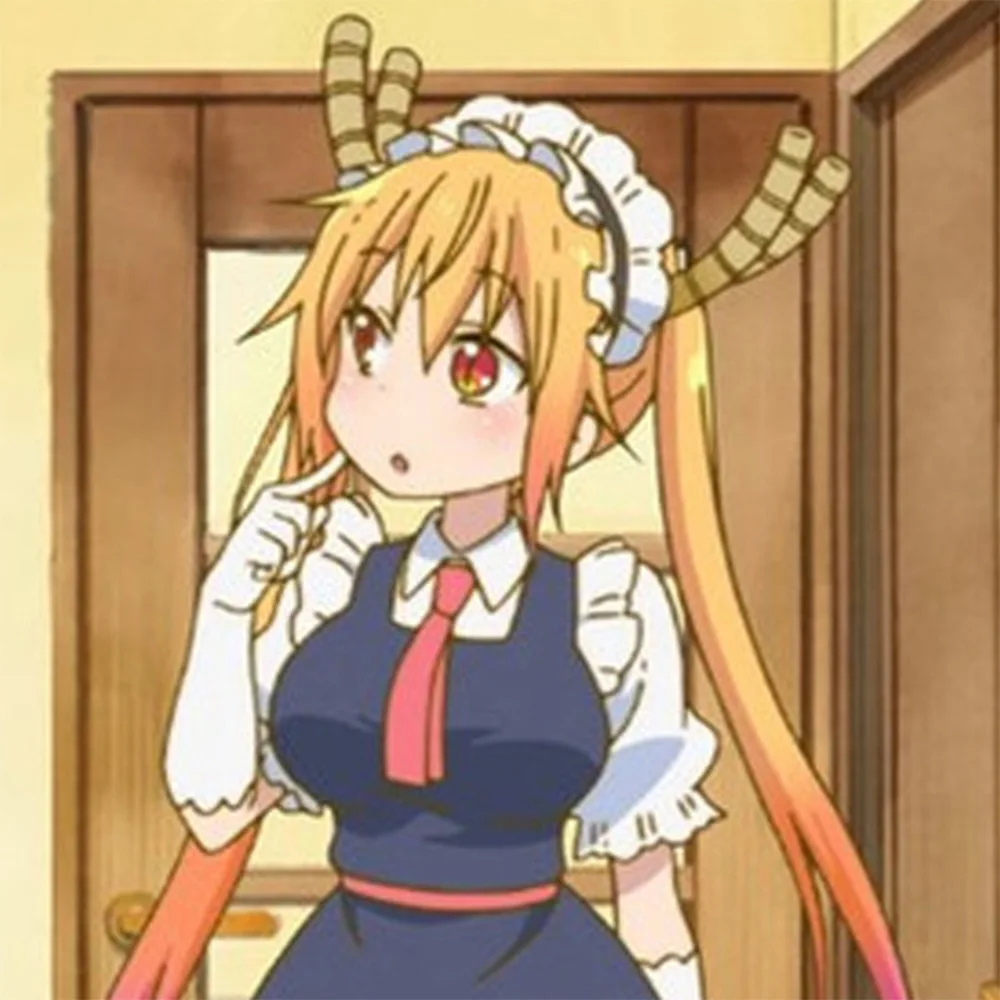 Miss Kobayashi's Dragon Maid Tohru Косплей парики Кобаяши парик смешанные цвета длинные