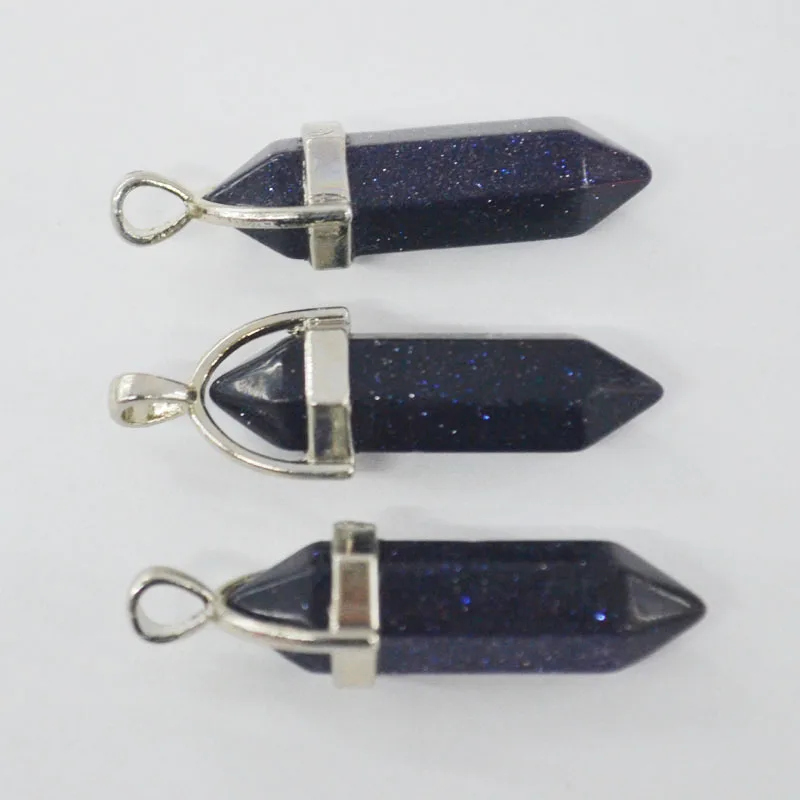 Оптовая продажа натуральные драгоценные камни шестигранная подвеска