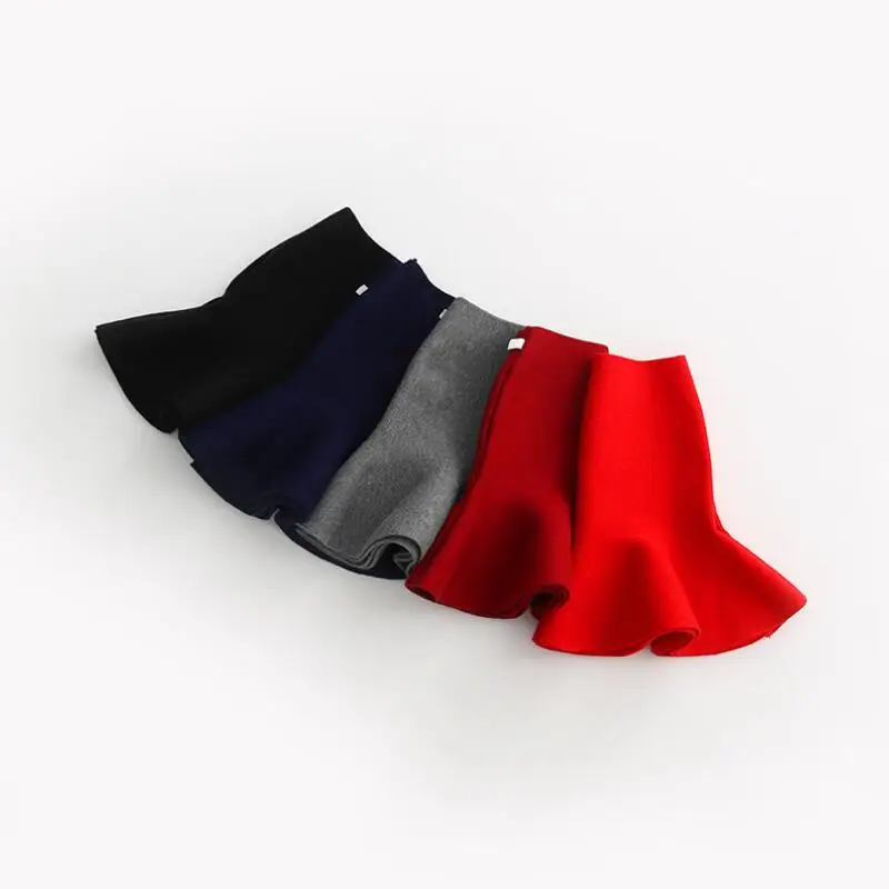 2018 весенне осенне зимние вязаные юбки пачки для малышей детская одежда юбка