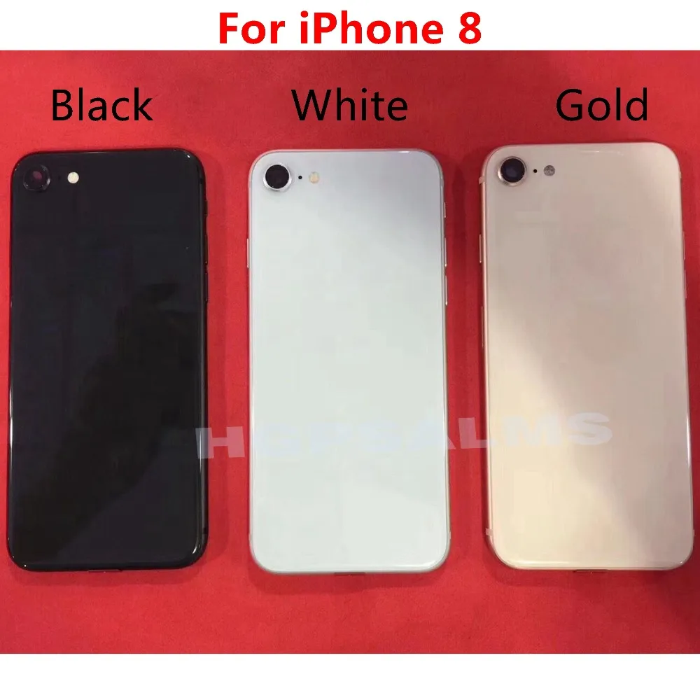 Новый полный корпус для iPhone 8 8G средняя рамка Шасси задняя крышка батарейного