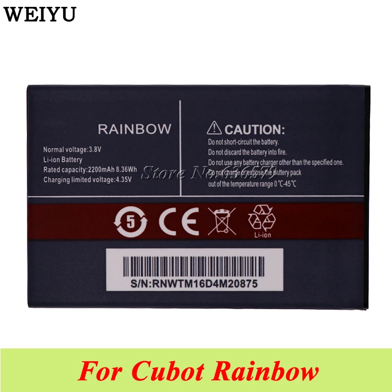 Аккумулятор для Cubot Rainbow 2200 мАч аккумулятор | Мобильные телефоны и аксессуары
