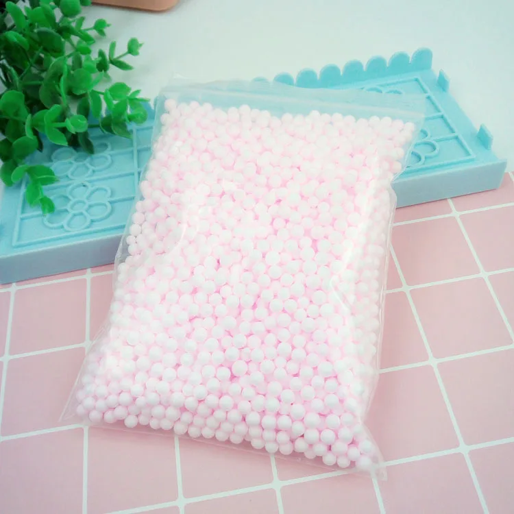DIY снежные частицы грязи аксессуары слизи шары маленькие крошечные пенопластовые бусины для плавок наполнитель для DIY поставки 2-4 мм