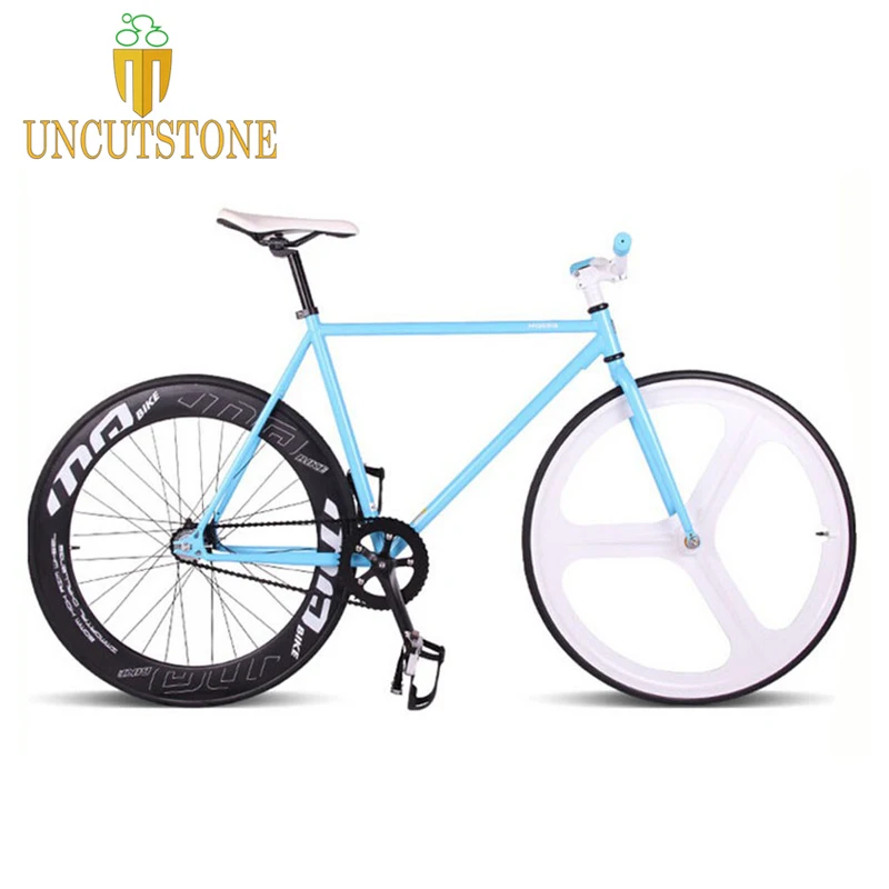 Колеса из магниевого сплава, 3 Спицы, fixie велосипед, велосипед с фиксированной передачей 700C* 23 70 мм, обода 52 см, рама DIY, велосипед, Полный дорожный велосипед