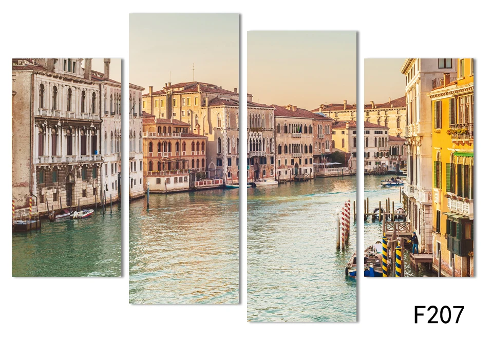 

4 Piece Free Shipping Hot Sell Modern wall Painting Home Decorative Art landscape Picture Paint on Canvas Prints