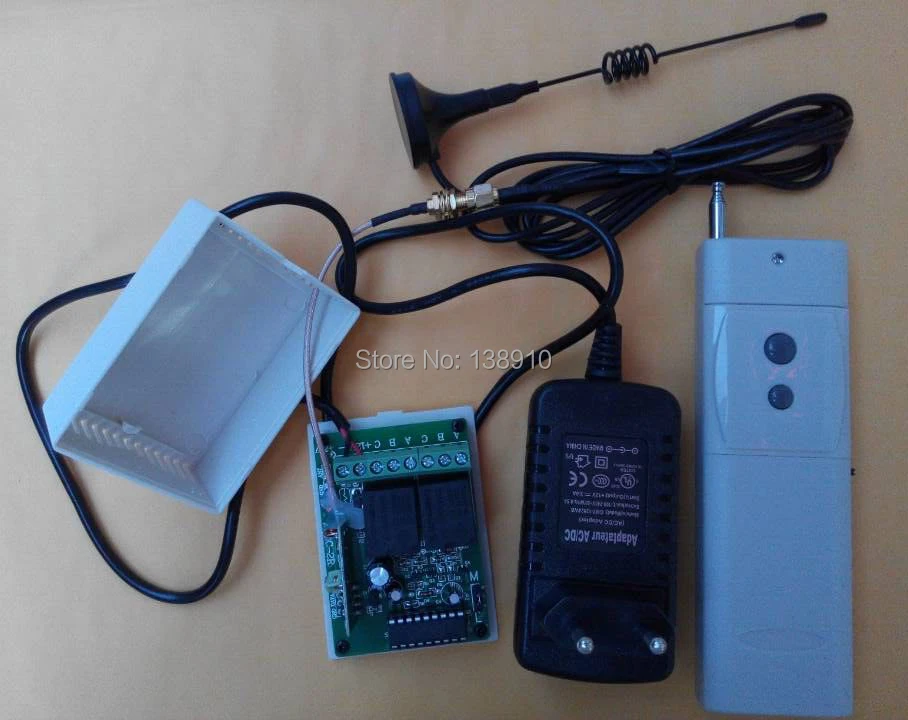 

2015 3000 м AC220V 2CH RF беспроводные фотопередатчики и приемник с антенной для применение гаражной двери